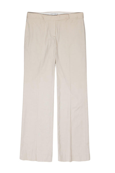 Current Boutique-Badgley Mischka - Cream Straight Leg Slacks Sz 10