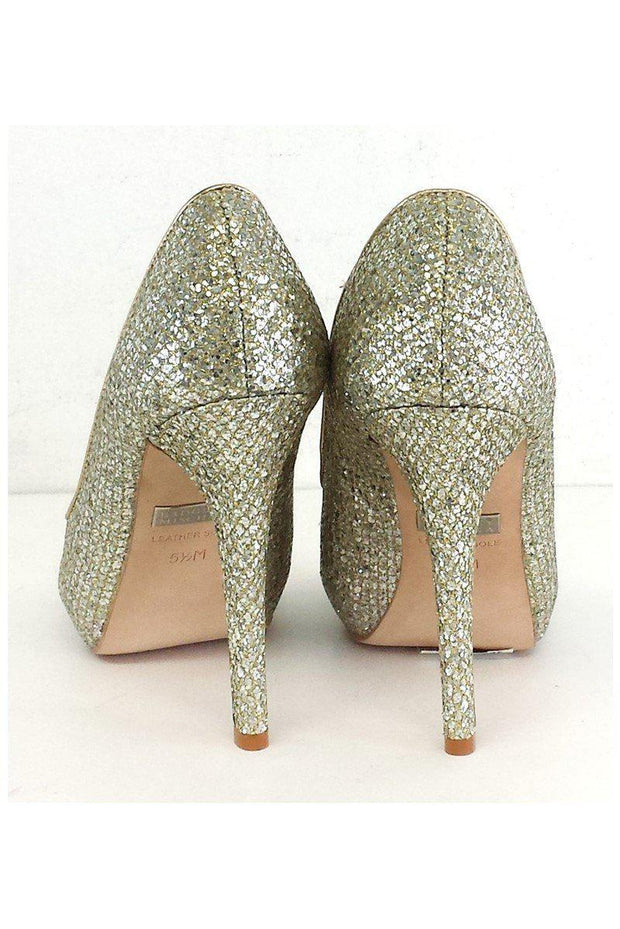 Current Boutique-Badgley Mischka - Gold & Silver Metallic Pumps Sz 5.5