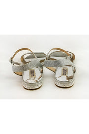 Current Boutique-Badgley Mischka - Silver Metallic Sandals Sz 7.5