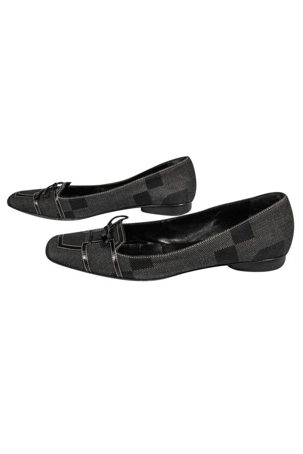 Current Boutique-Bally - Black Canvas Loafers Sz 8