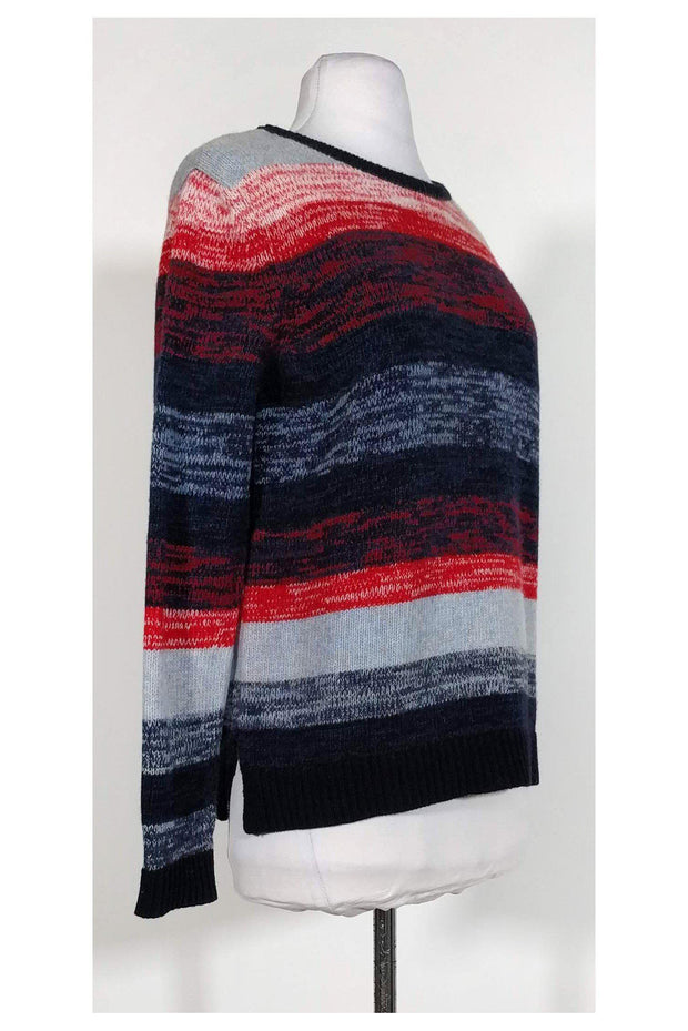 Current Boutique-Barbour - Navy, Red, Light Blue & White Sweater Sz 10