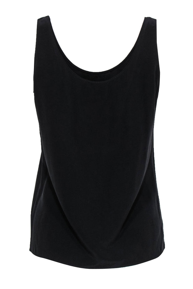 Current Boutique-Barney's New York - Black Silk Tank Sz S