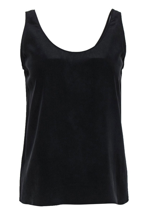 Current Boutique-Barney's New York - Black Silk Tank Sz S