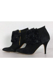 Current Boutique-Bettye Muller - Black Suede Ankle Booties Sz 9