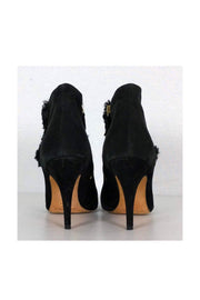 Current Boutique-Bettye Muller - Black Suede Ankle Booties Sz 9