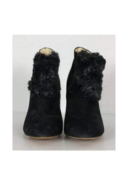 Current Boutique-Bettye Muller - Black Suede Ankle Booties Sz 9