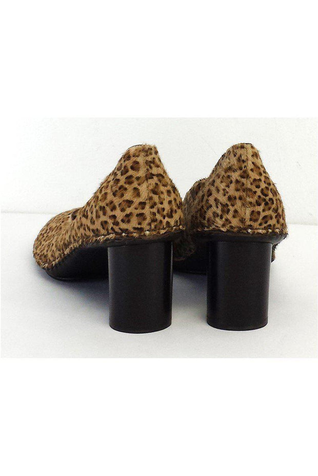 Current Boutique-Bottega Veneta - Cheetah Print Pony Hair Pumps Sz 8.5