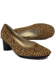 Current Boutique-Bottega Veneta - Cheetah Print Pony Hair Pumps Sz 8.5