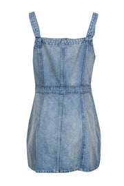 Current Boutique-Boyish - Light Wash "Kennedy" Button Front Denim Bodycon Sz L