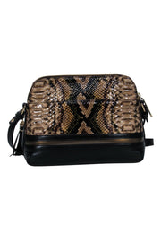 Current Boutique-Brahmin - Brown & Black Snakeskin Crossbody