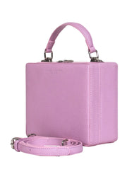 Current Boutique-Brandon Blackwood - Lavender Leather Kendrick Trunk Crossbody Bag