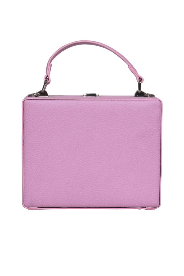 Current Boutique-Brandon Blackwood - Lavender Leather Kendrick Trunk Crossbody Bag