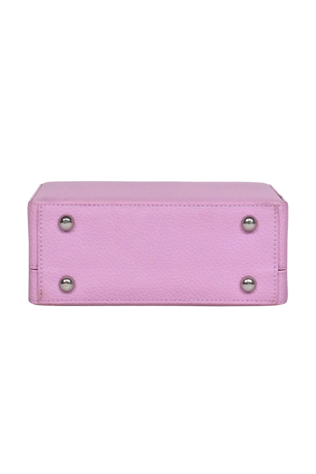 Current Boutique-Brandon Blackwood - Lavender Leather Kendrick Trunk Crossbody Bag