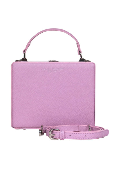 Current Boutique-Brandon Blackwood - Lavender Leather Kendrick Trunk Crossbody Bag