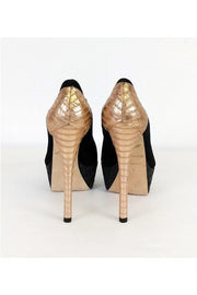 Current Boutique-Brian Atwood - Black Suede Pumps Sz 5.5