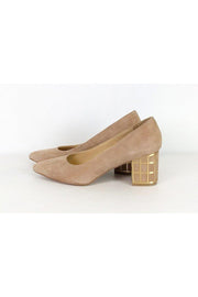 Current Boutique-Brian Atwood - Tan Suede Pumps Sz 7