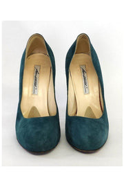 Current Boutique-Brian Atwood - Teal Suede Pumps Sz 8