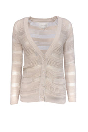 Current Boutique-Brochu Walker - Cream Open Knit Cardigan Sz P