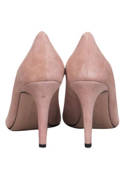 Current Boutique-Brooks Brothers - Blush Suede Pointed Toe Pumps Sz 9