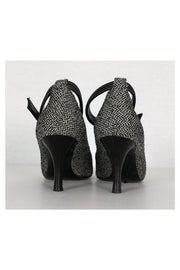 Current Boutique-Bruno Magli - Black & White Chevron Heels Sz 8