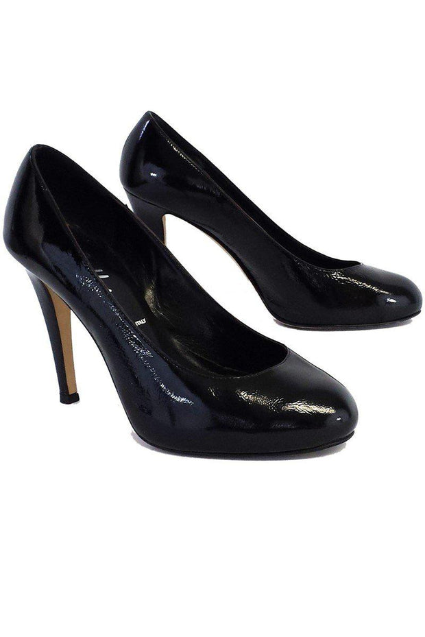 Current Boutique-Butter - Black Patent Leather Pumps Sz 9.5