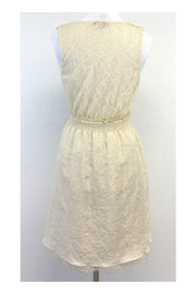 Current Boutique-Calypso - Cream Silk Sleeveless Dress Sz XS