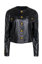 Current Boutique-Carlisle - Vintage Black Jacket w/ Golden Buttons Sz 10