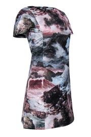 Current Boutique-Carven - Ocean Wave Print Fit & Flare Sz 4