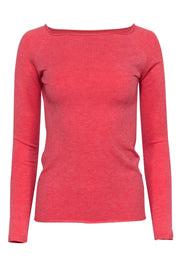 Current Boutique-Casini - Coral Boat Neck Sweater Sz S