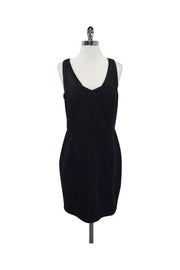 Current Boutique-Catherine Malandrino - Black Mesh Panel Sleeveless Dress Sz 10