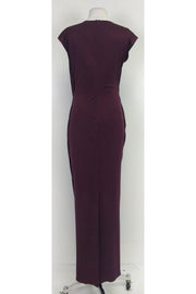 Current Boutique-Catherine Malandrino - Burgundy Cowl Neck Dress Sz M