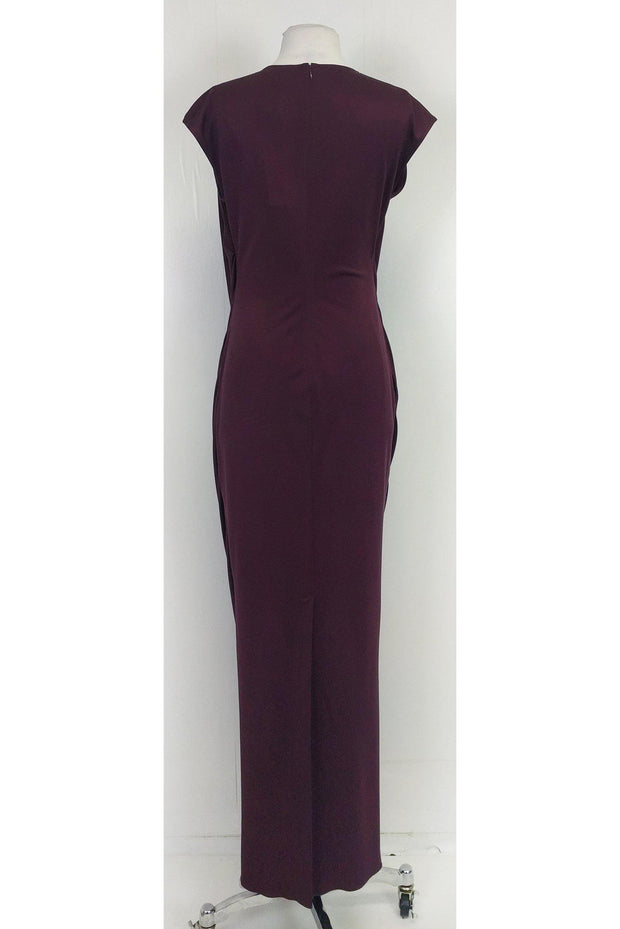 Current Boutique-Catherine Malandrino - Burgundy Cowl Neck Dress Sz M