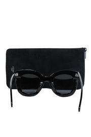 Current Boutique-Celine - Large Black Wayfarer Sunglasses