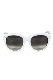 Current Boutique-Celine - White Round Sunglasses