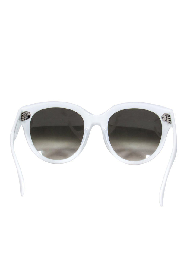 Current Boutique-Celine - White Round Sunglasses