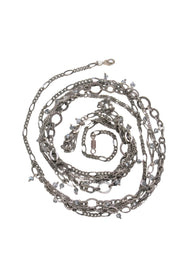 Current Boutique-Chan Luu - Silver Toned Multi Strand Necklace