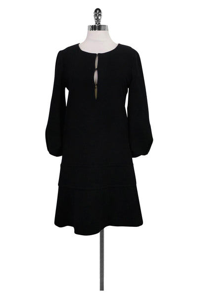 Current Boutique-Chloe - Black Wool Dress Sz 6