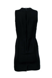 Current Boutique-Christian Dior - Black Scalloped Neckline Sheath Dress Sz 6