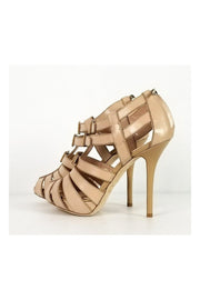 Current Boutique-Christian Dior - Nude Caged Heels Sz 9.5