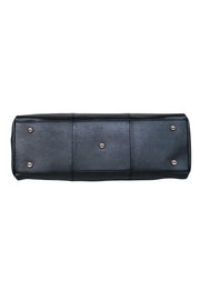 Current Boutique-Christian LaCroix - Large Black Pebbled Leather Duffle Bag