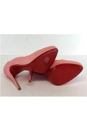 Current Boutique-Christian Louboutin - Pink Snakeskin Leather Pumps Sz 9.5