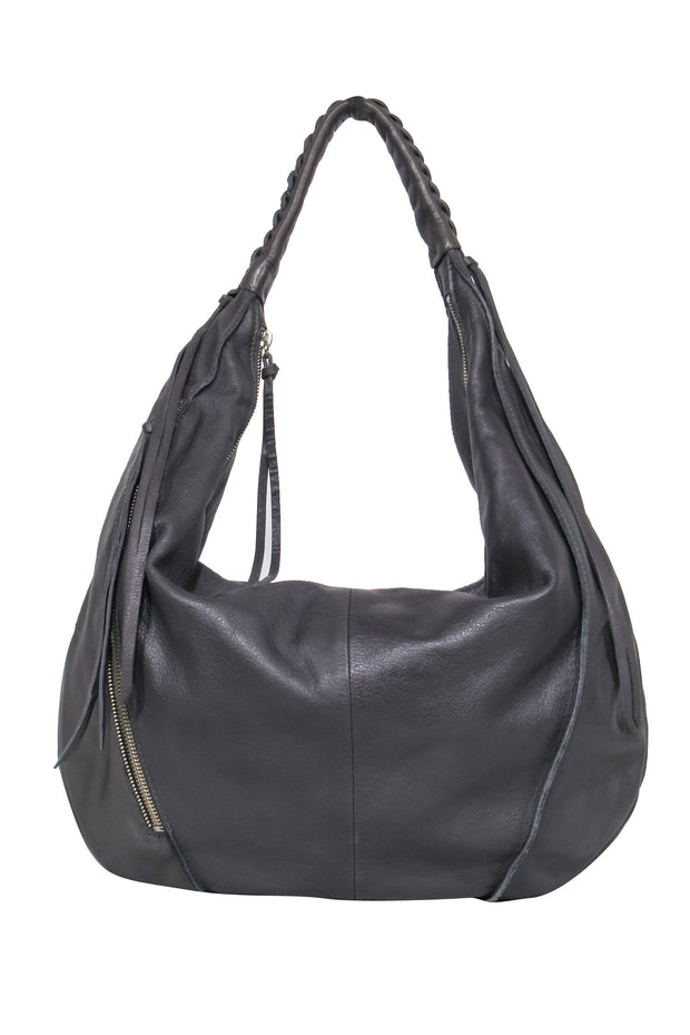 Current Boutique-Christopher Kon - Grey Slouchy Leather Tote Bag