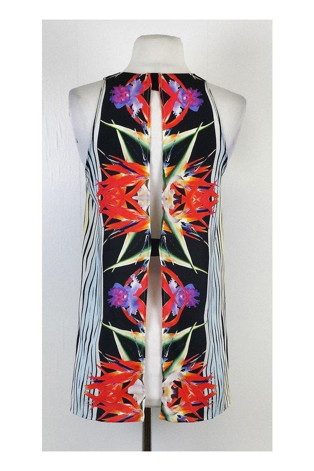 Current Boutique-Clover Canyon - Bright Floral Hi-Lo Tank Sz XS