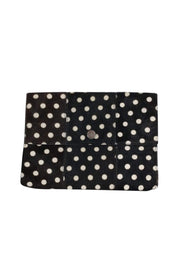 Current Boutique-Club Monaco - Black/Brown Calf Hair Dotted Clutch