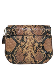 Current Boutique-Coach - Beige Snakeskin Gold Chain Crossbody