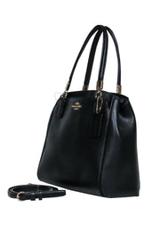 Current Boutique-Coach - Black Leather Crossbody w/ Dual Handles