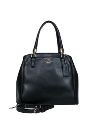 Current Boutique-Coach - Black Leather Crossbody w/ Dual Handles