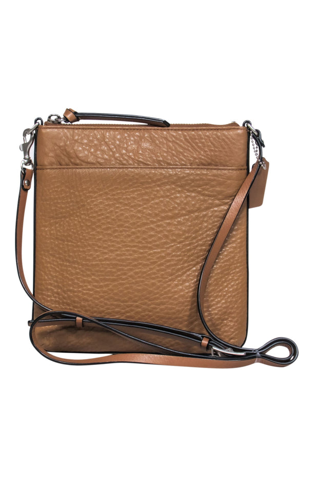 Current Boutique-Coach - Brown Pebbled Leather Crossbody Purse