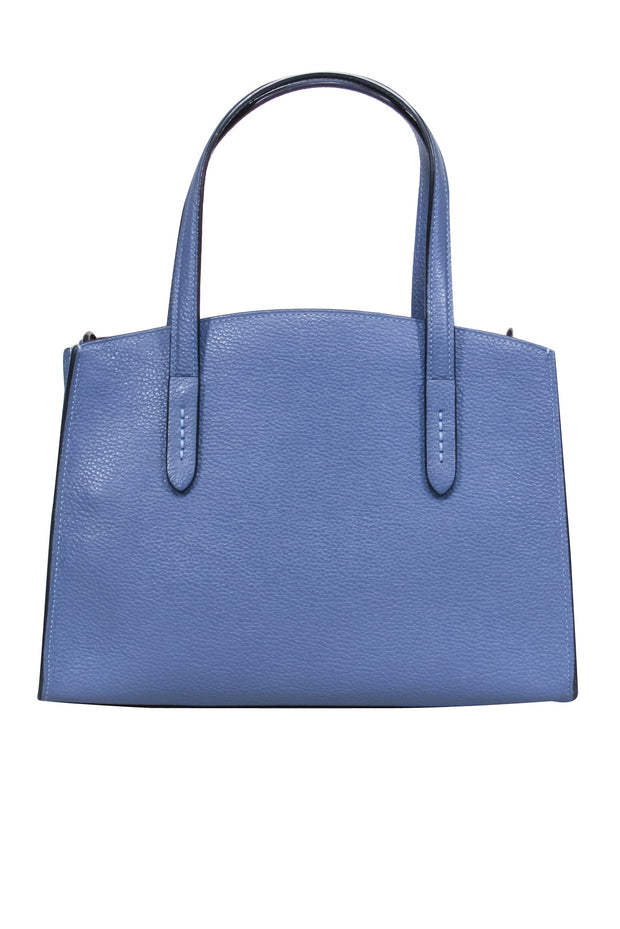 Current Boutique-Coach - Dusty Blue Square Small Tote