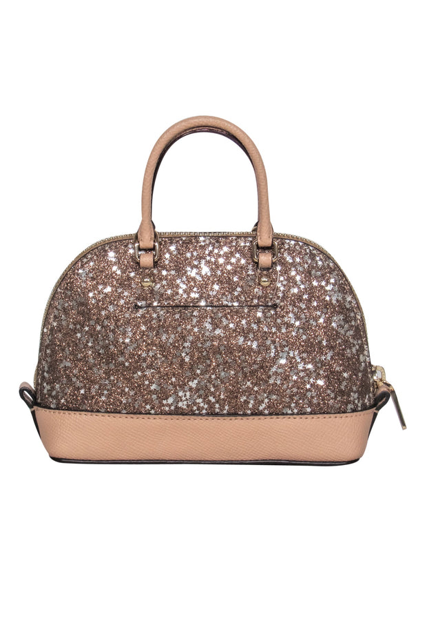 Current Boutique-Coach - Gold & Tan Sparkly Star Mini Convertible Crossbody